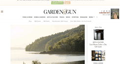 Desktop Screenshot of gardenandgun.com